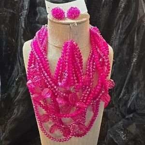 Sassy Jones Cherry MALIA Necklace Set